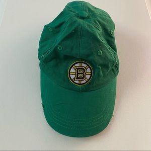 Green Distressed Boston Bruins cap